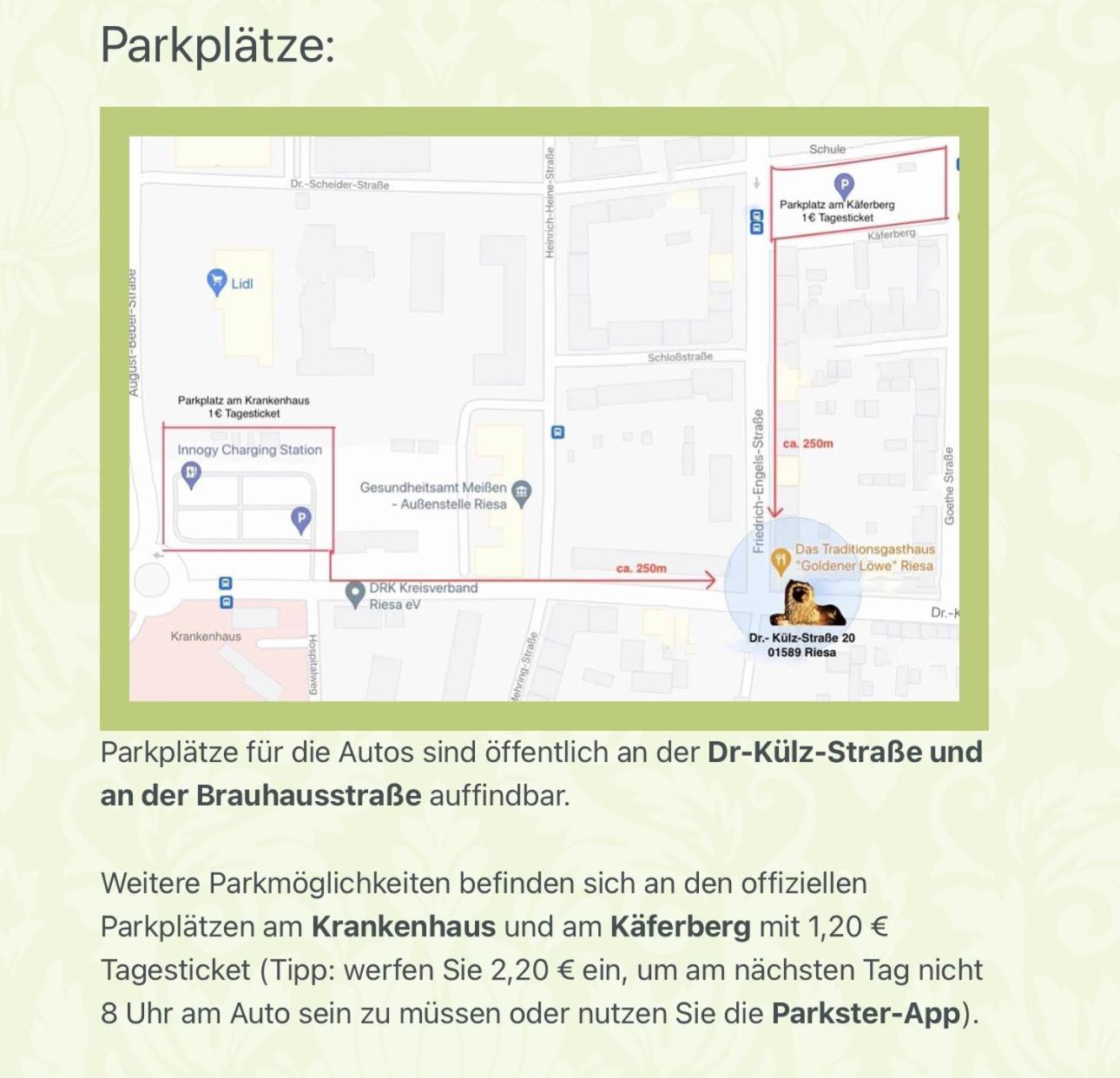 Traditionsgasthaus Goldener Loewe Riesa Restaurant & Pension Exterior foto